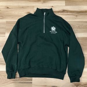 Abercrombie and Fitch Beverly Hills Soft AF Fleece Green Sweatshirt Men’s Medium